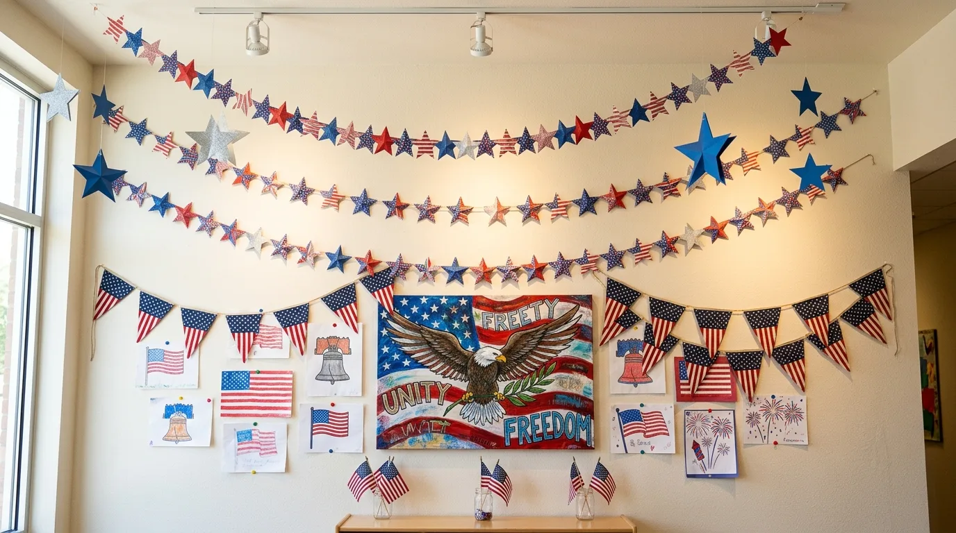 Use lanterns for evening glow for 12 Creative 4th of July Decor Ideas to Show Your Spirit