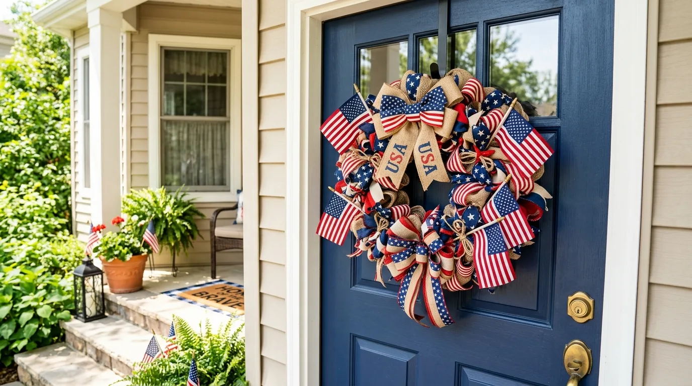 Keep the whole yard feeling coordinated for 10 Dazzling 4th of July Outdoor Decor Ideas for Your Backyard BBQ