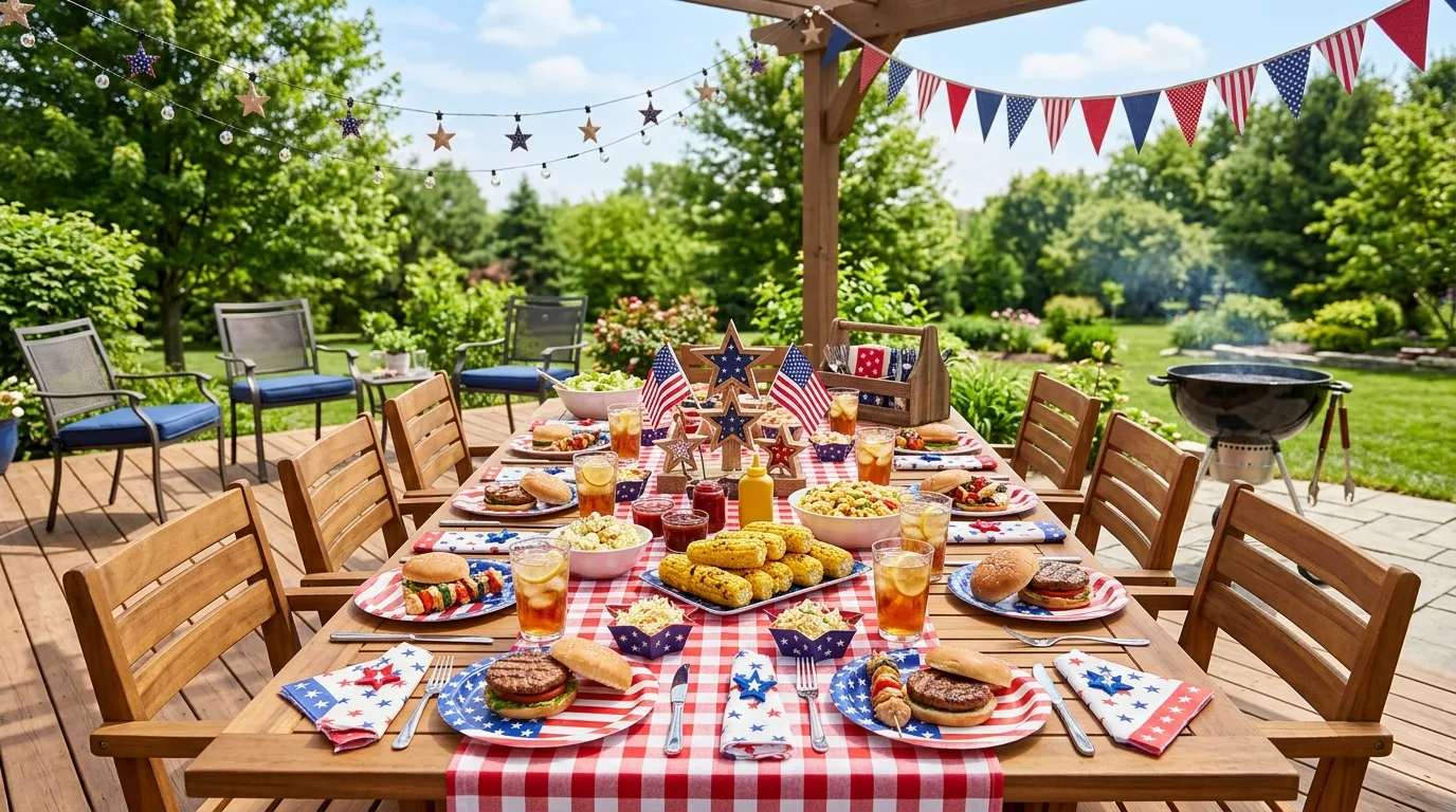 10 Dazzling 4th of July Outdoor Decor Ideas for Your Backyard BBQ inspiration 11