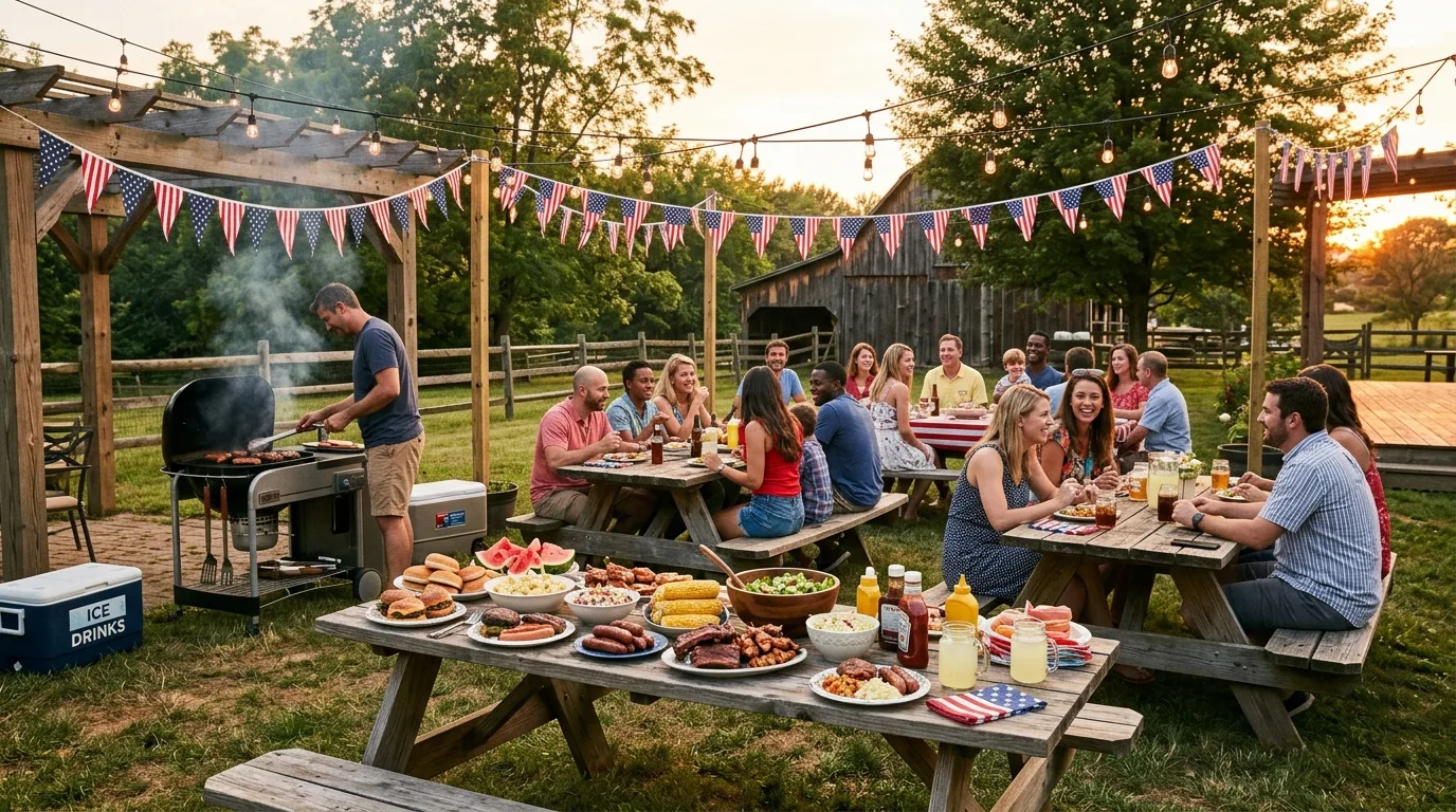 Add simple backyard games for 11 Patriotic 4th of July Party Ideas for a Star-Spangled Bash