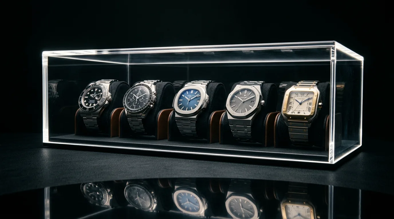 Create a cleaner office supply station for 10 Sleek Acrylic Storage Containers for a Modern Organized Look