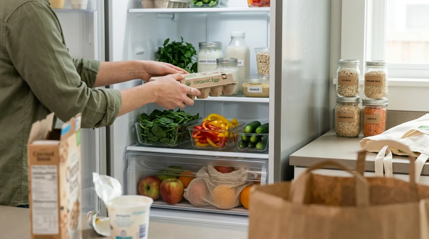 Reset the pantry and fridge for 10 Fresh After Christmas Home Reset Ideas for the New Year