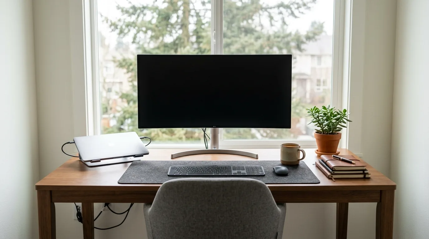 Reclaim the workspace for 10 Fresh After Christmas Home Reset Ideas for the New Year