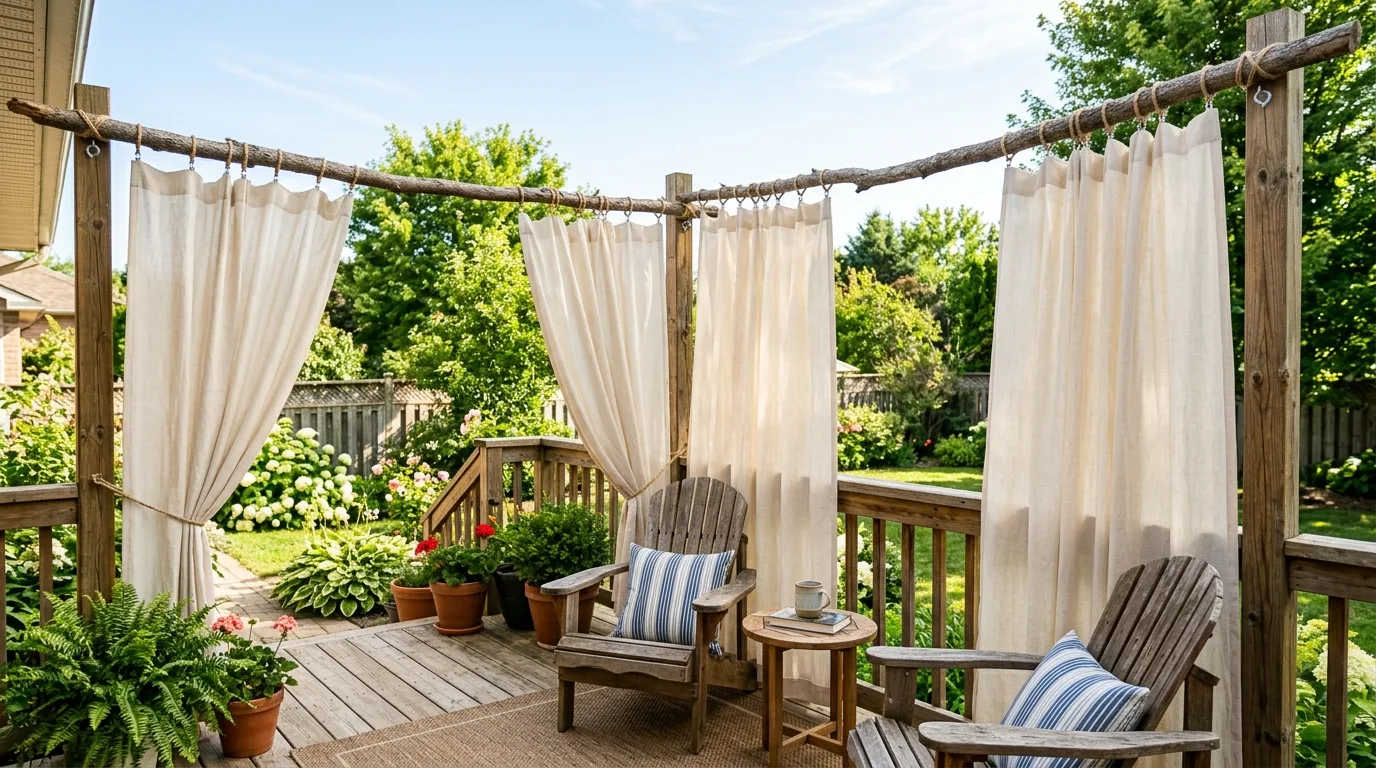 Find simple ways to soften the edges for 11 Apartment Balcony Ideas for Renters on a Budget