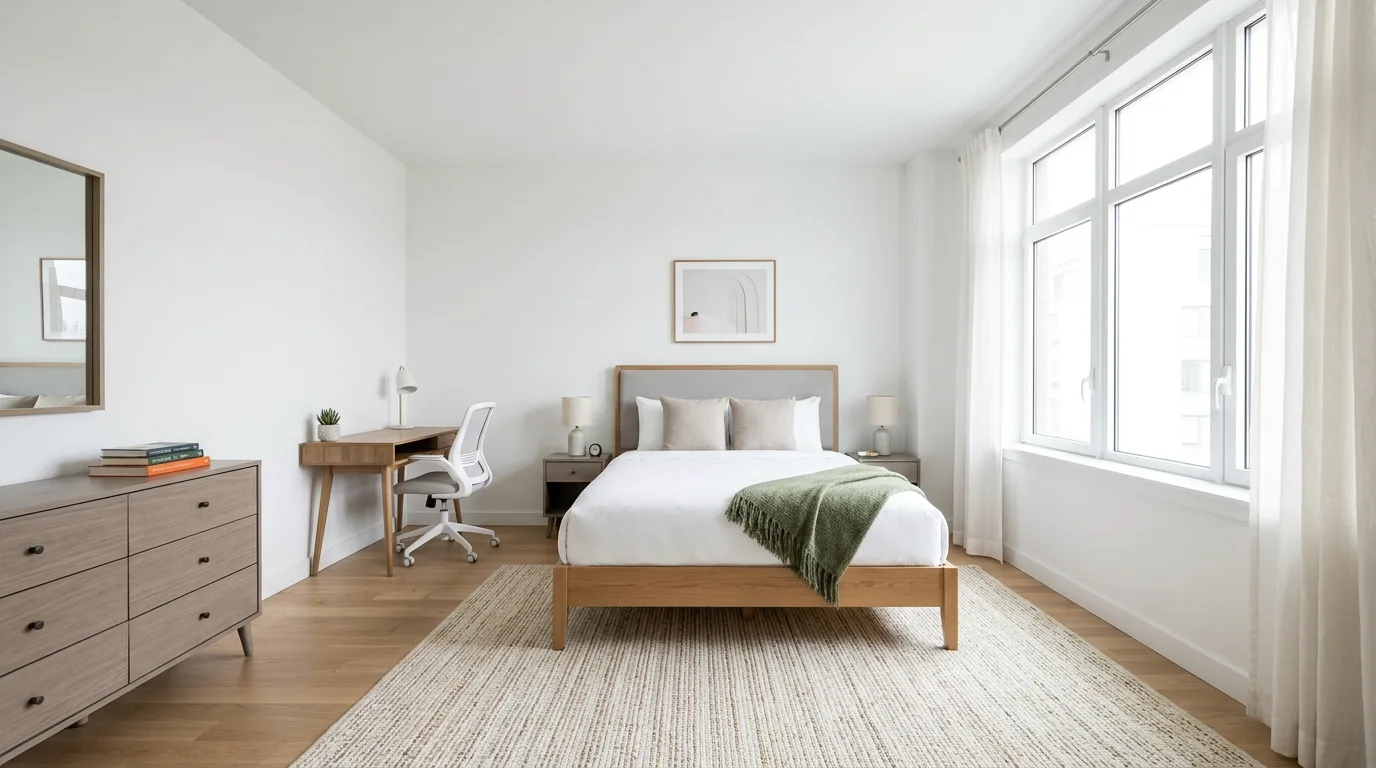 10 Space-Saving Ways to Arrange a Bed in a Small Bedroom