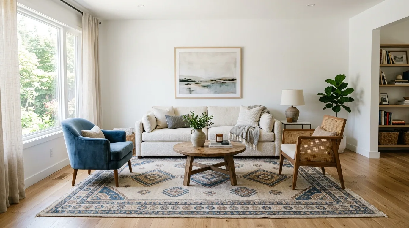 12 Clever Ways to Arrange Furniture in an Awkward Living Room