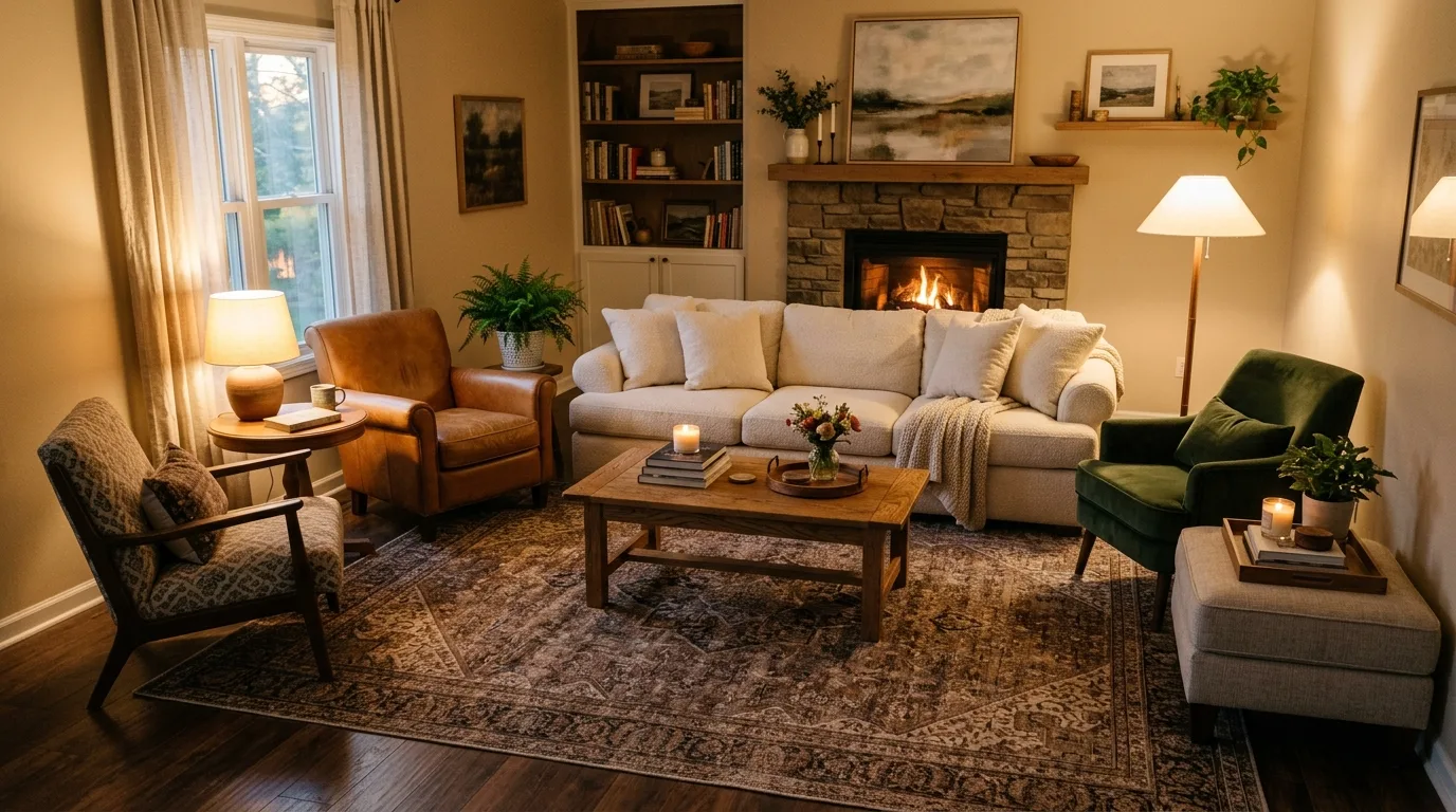 12 Clever Ways to Arrange Furniture in an Awkward Living Room