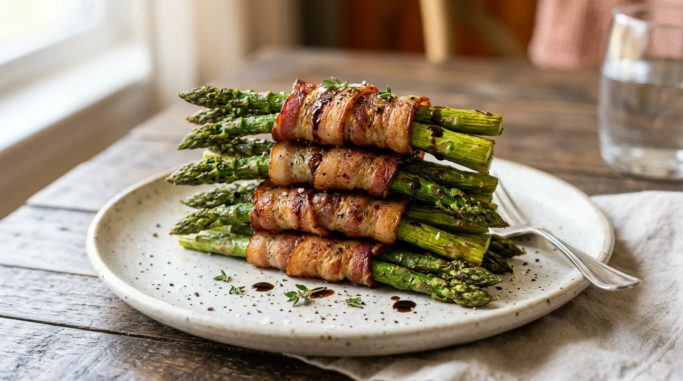Keep the presentation simple for 12 Simple Baked Bacon Asparagus for a Delicious Side Dish