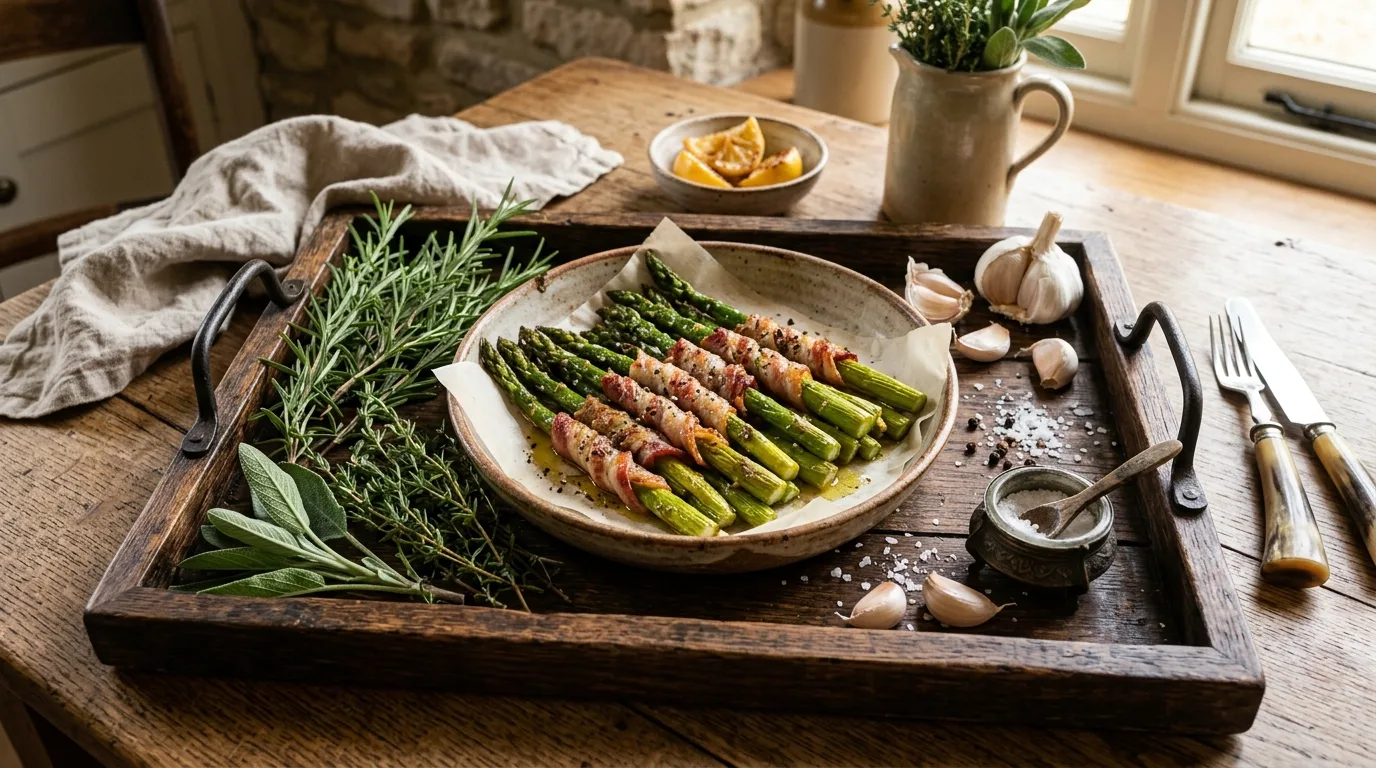 Try a little garlic for extra depth for 12 Simple Baked Bacon Asparagus for a Delicious Side Dish