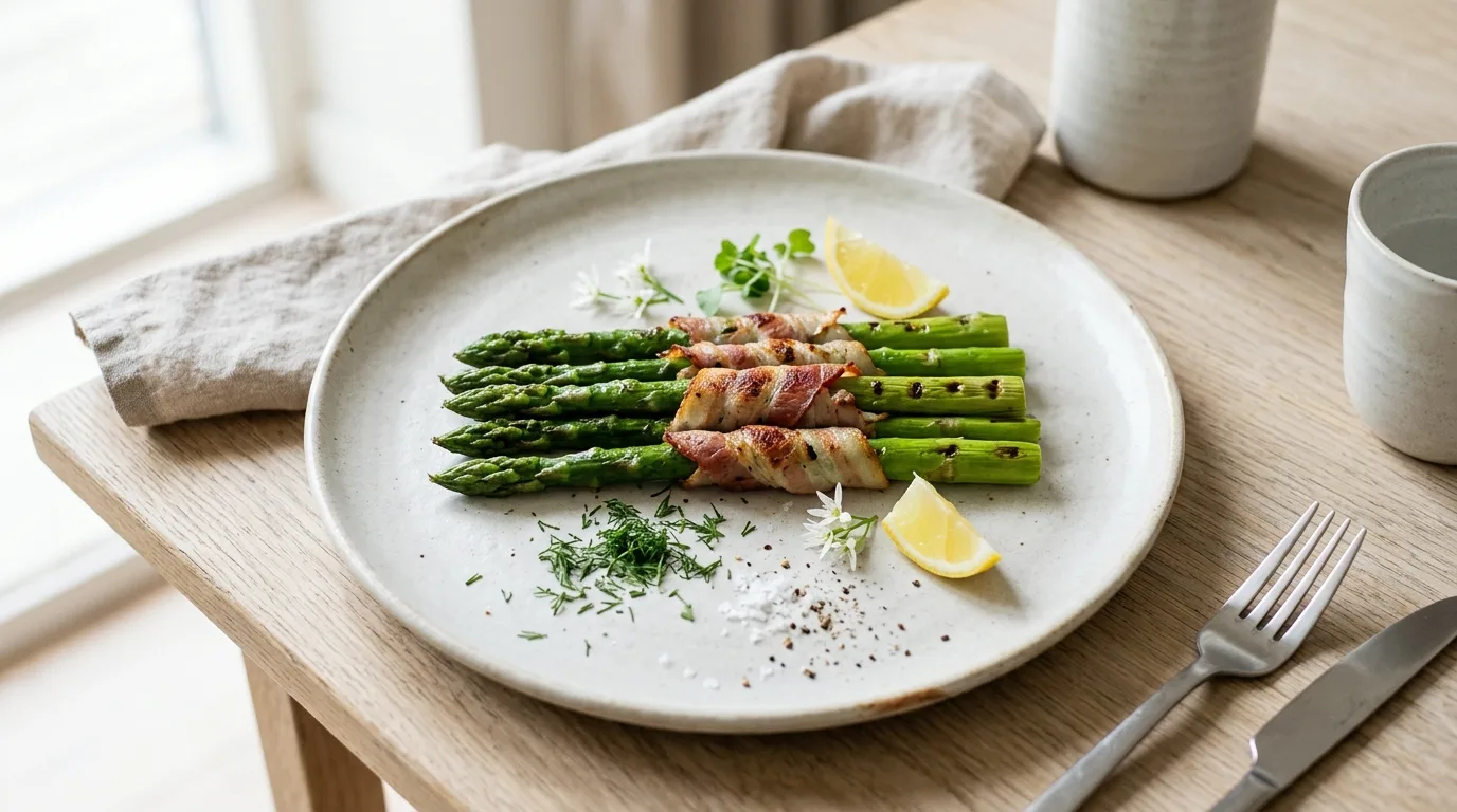 Add Parmesan if you want more richness for 12 Simple Baked Bacon Asparagus for a Delicious Side Dish