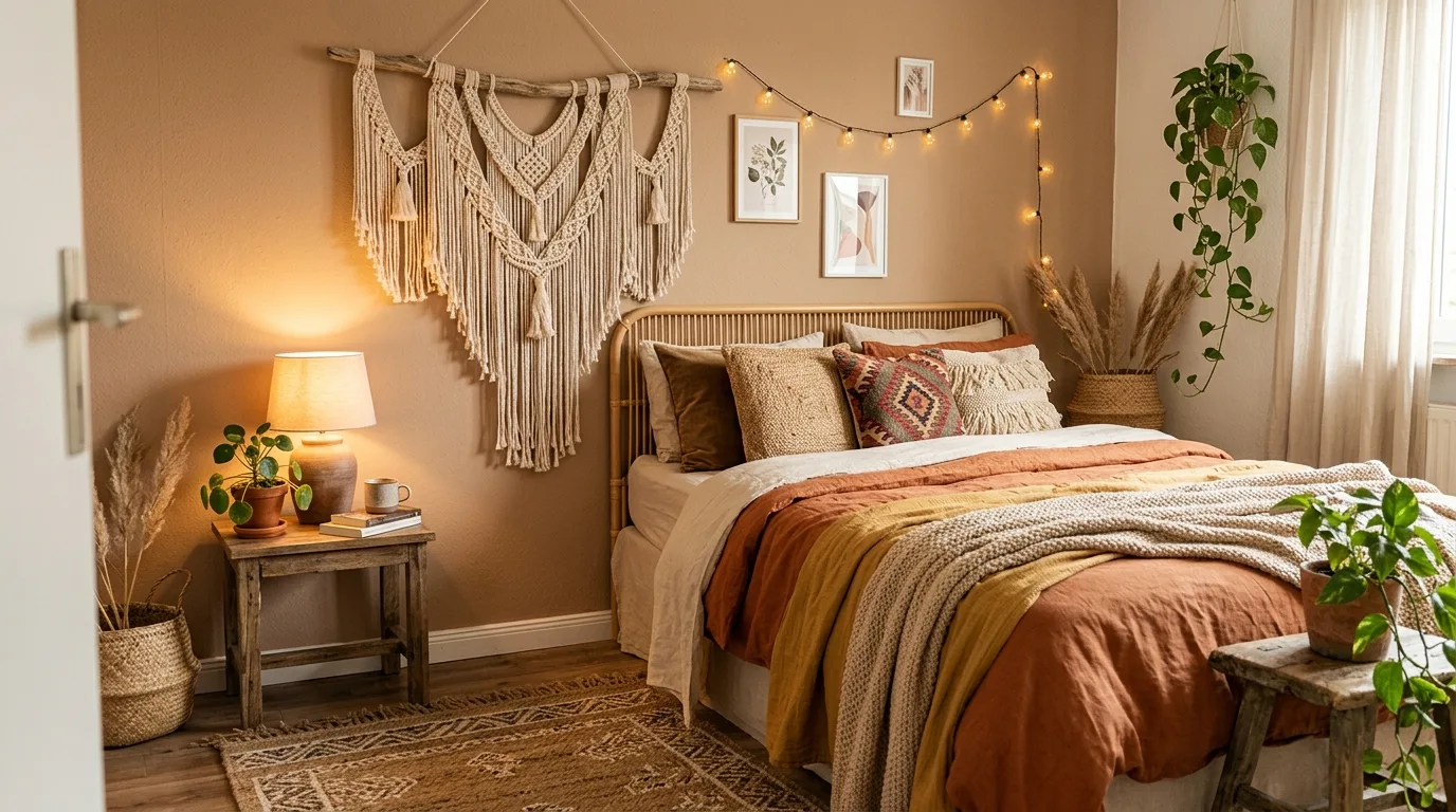 Add floating shelves carefully for 12 Stylish Bedroom Wall Decor Ideas for a Beautiful Blank Canvas