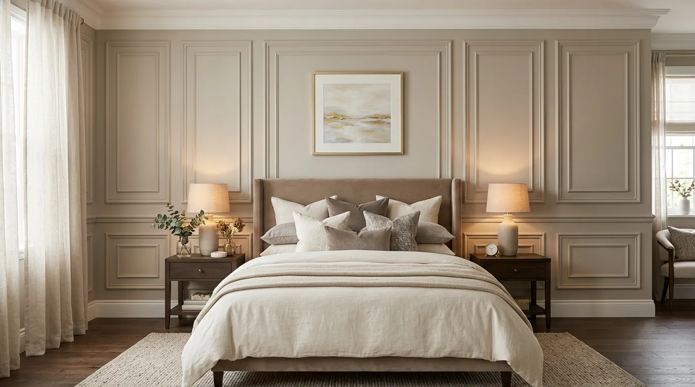 Use textile or woven art for 12 Stylish Bedroom Wall Decor Ideas for a Beautiful Blank Canvas