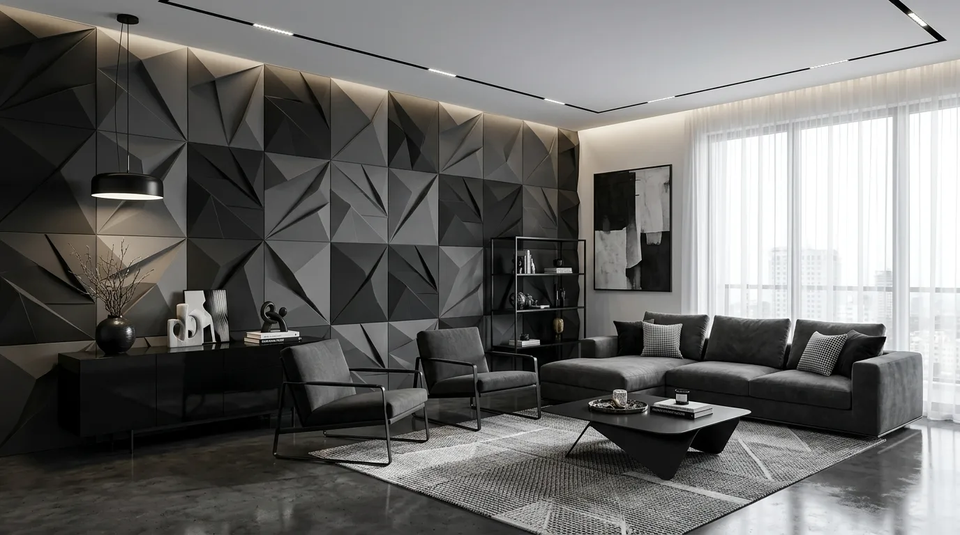 Use wallpaper as the feature for 12 Stylish Bedroom Wall Decor Ideas for a Beautiful Blank Canvas