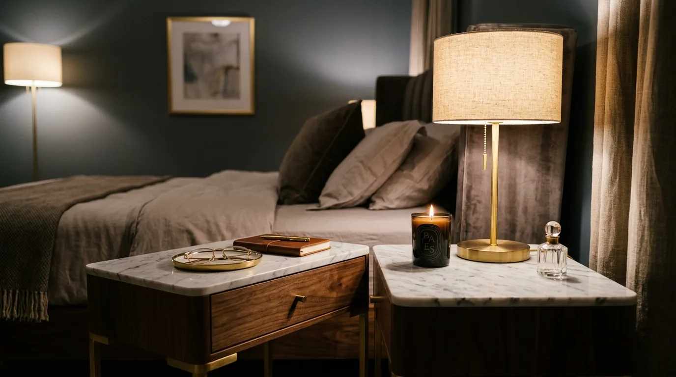 Edit down anything unnecessary for 14 Best Nightstand Decor Ideas to Style Like a Designer