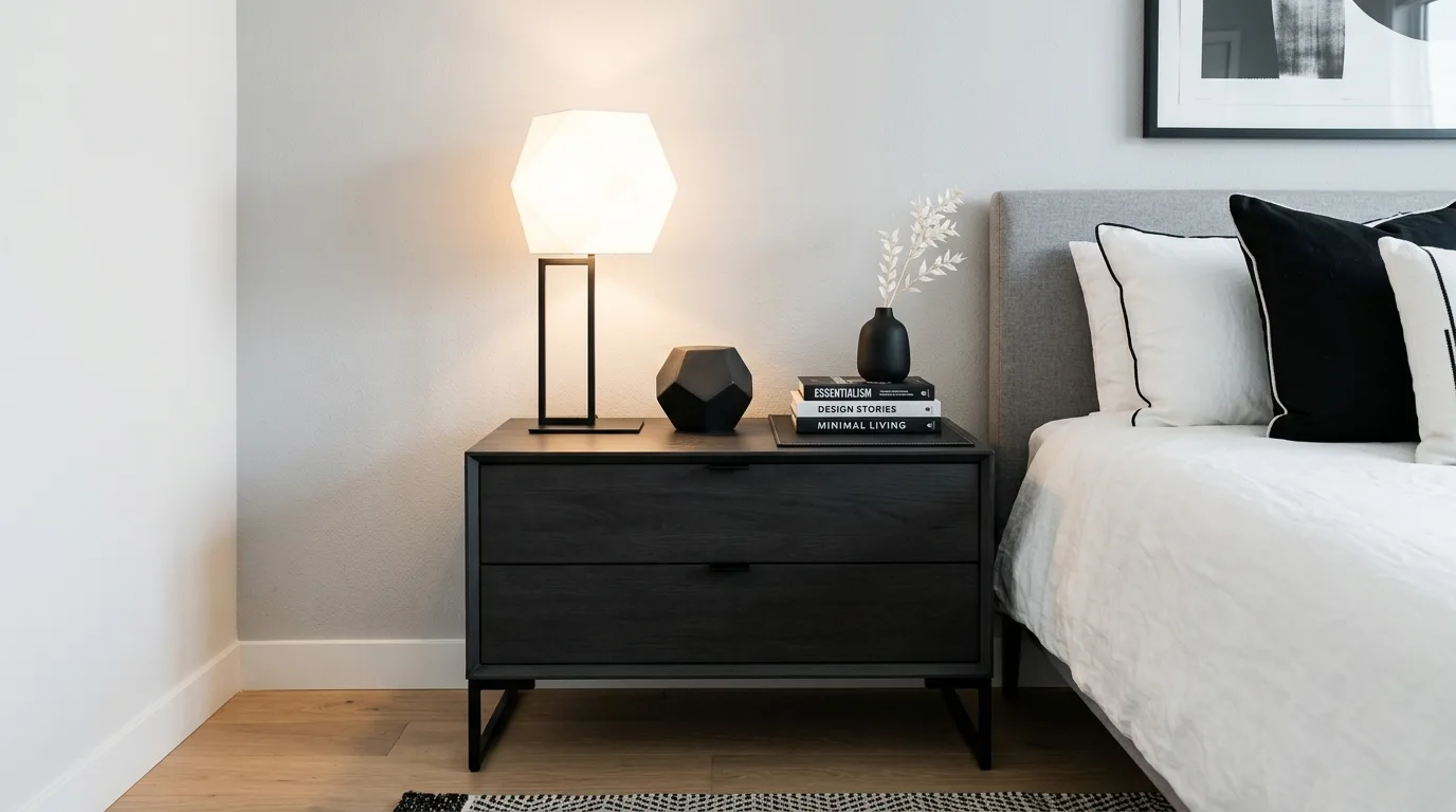 Keep practical items close but refined for 14 Best Nightstand Decor Ideas to Style Like a Designer