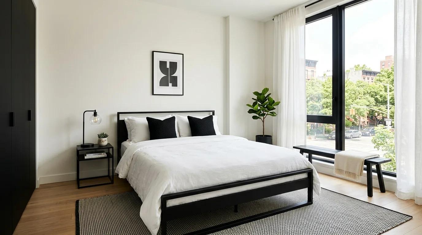 11 Modern Black Bedframe Bedroom Ideas for a Bold Statement