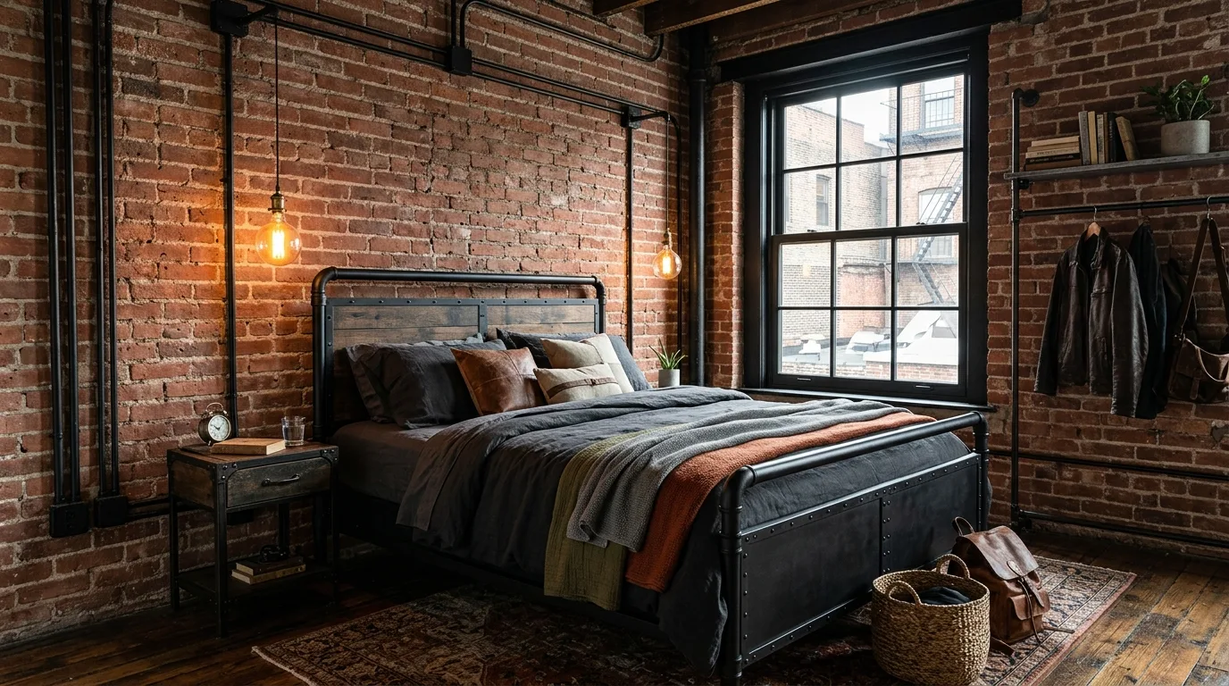 Bring in black accents elsewhere for 11 Modern Black Bedframe Bedroom Ideas for a Bold Statement