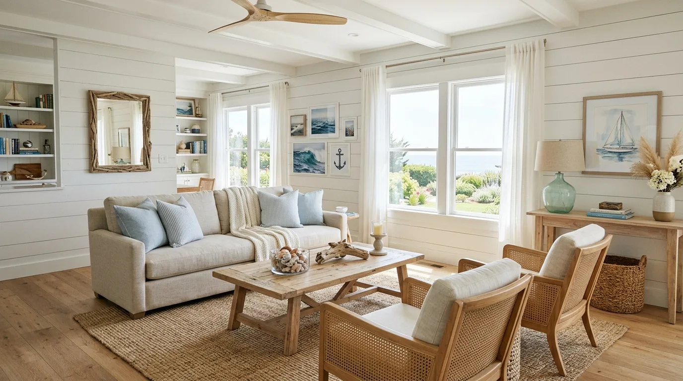 10 Breezy Coastal Farmhouse Decor Ideas for Year Round Vacation Vibes