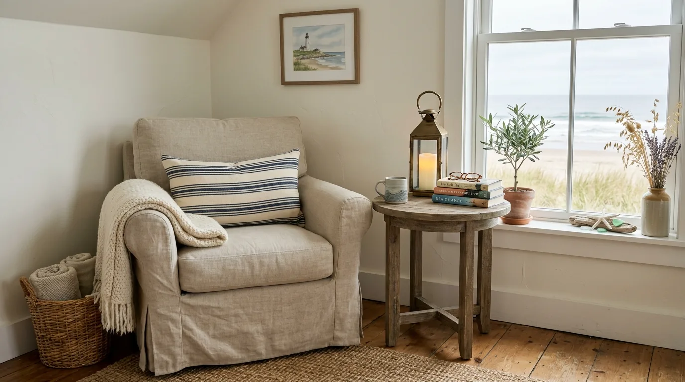 Keep upholstery relaxed and comfortable for 10 Breezy Coastal Farmhouse Decor Ideas for Year Round Vacation Vibes