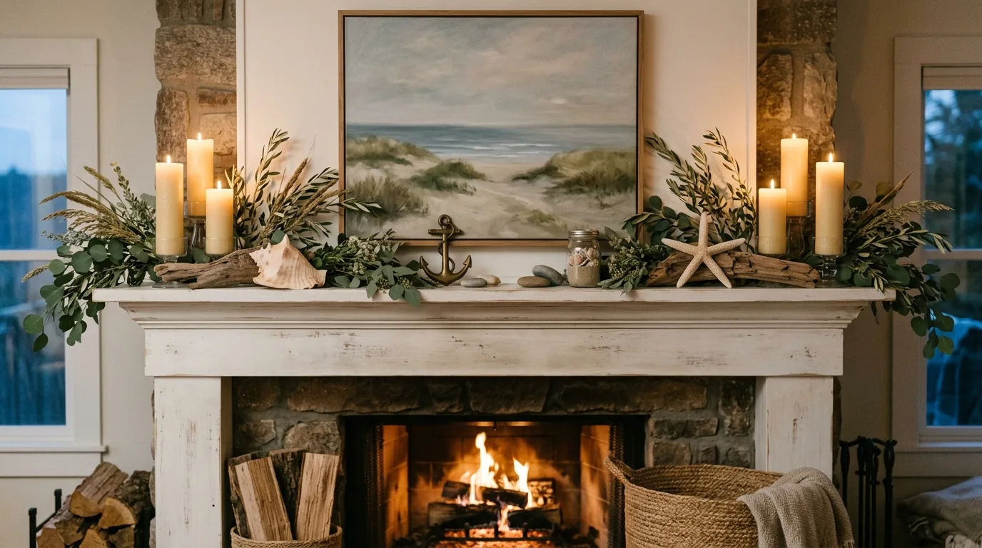 Choose farmhouse furniture with lighter finishes for 10 Breezy Coastal Farmhouse Decor Ideas for Year Round Vacation Vibes