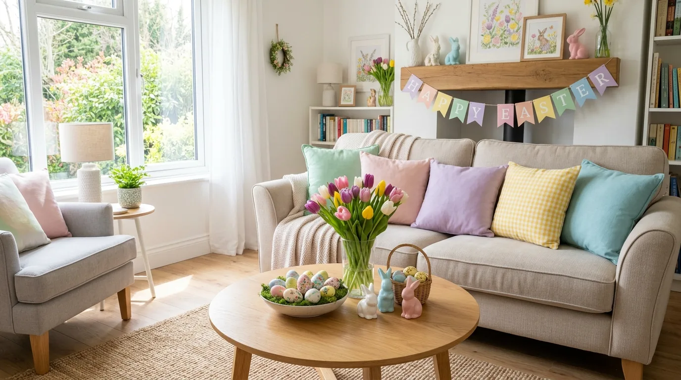 13 Cheerful Easter Decor Ideas for a Hoppy Spring Home