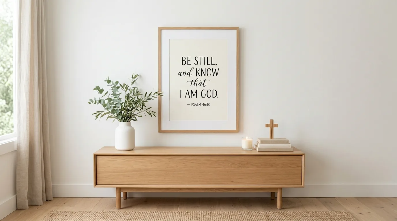 Choose one meaningful cross display for 13 Inspiring Christian Home Decor Ideas for Faith-Filled Spaces