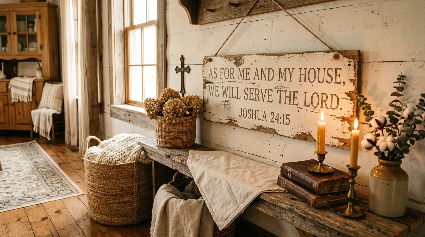 Create a prayer or reflection corner for 13 Inspiring Christian Home Decor Ideas for Faith-Filled Spaces