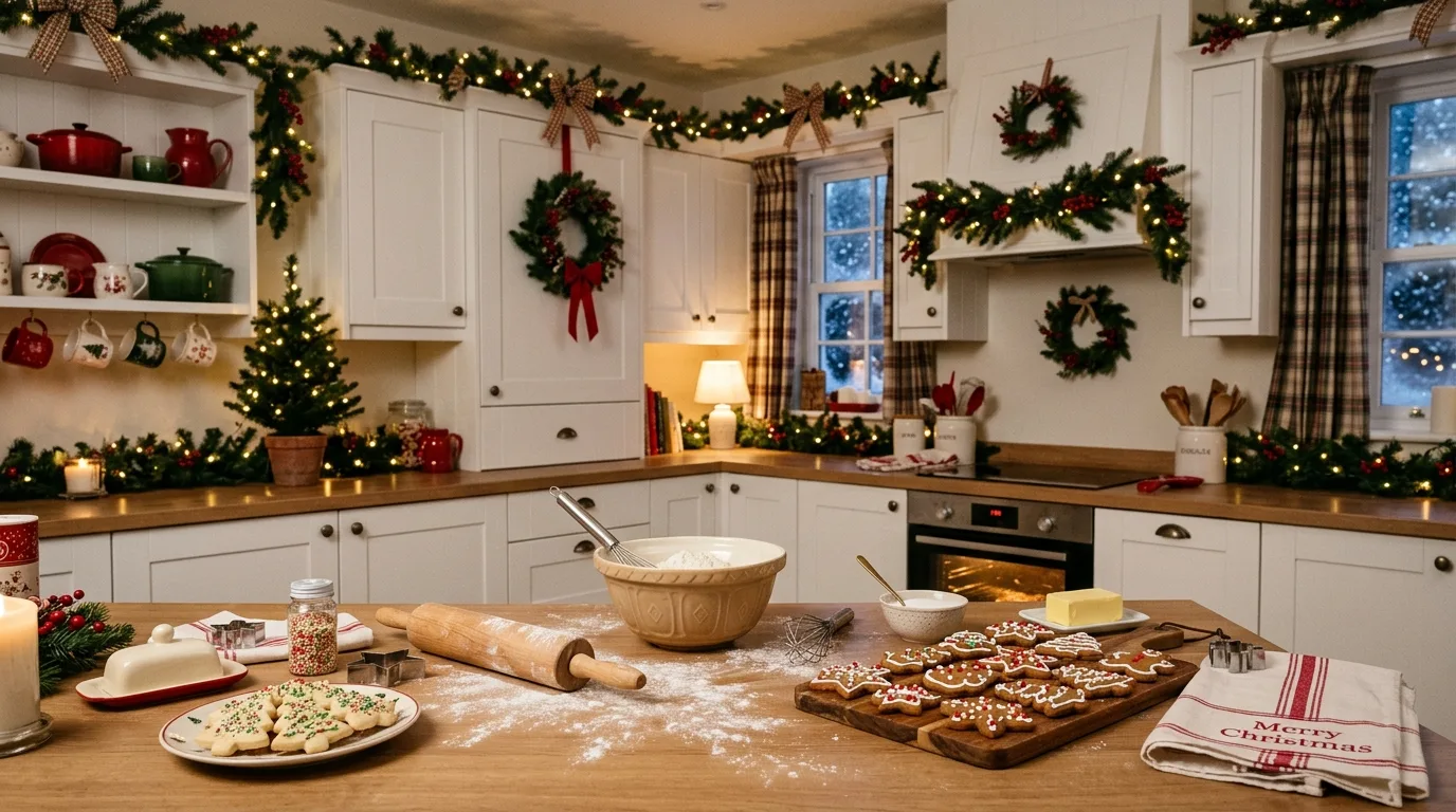 13 Jolly Christmas Kitchen Decor Ideas for Holiday Cooking