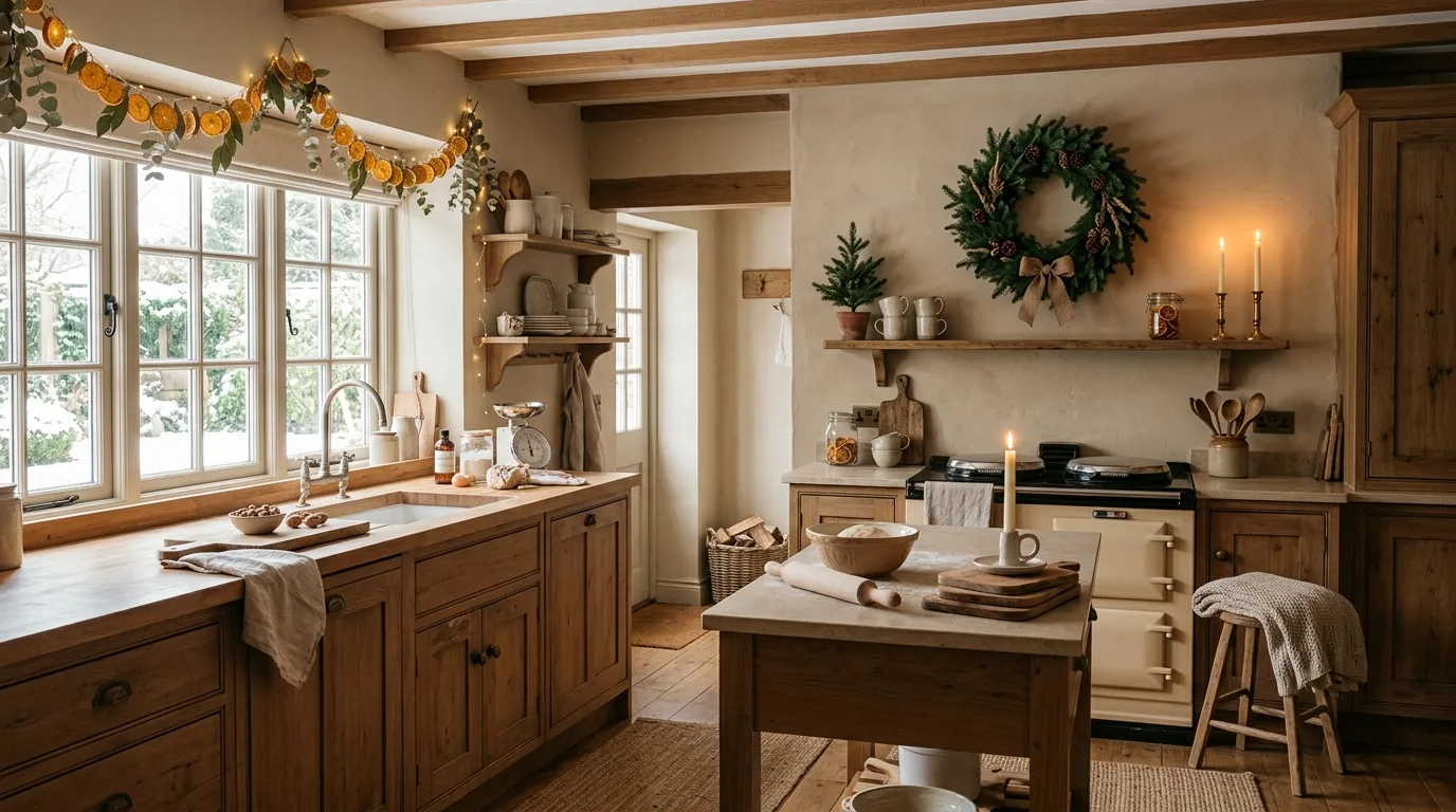 Let baked goods become part of the decor for 13 Jolly Christmas Kitchen Decor Ideas for Holiday Cooking