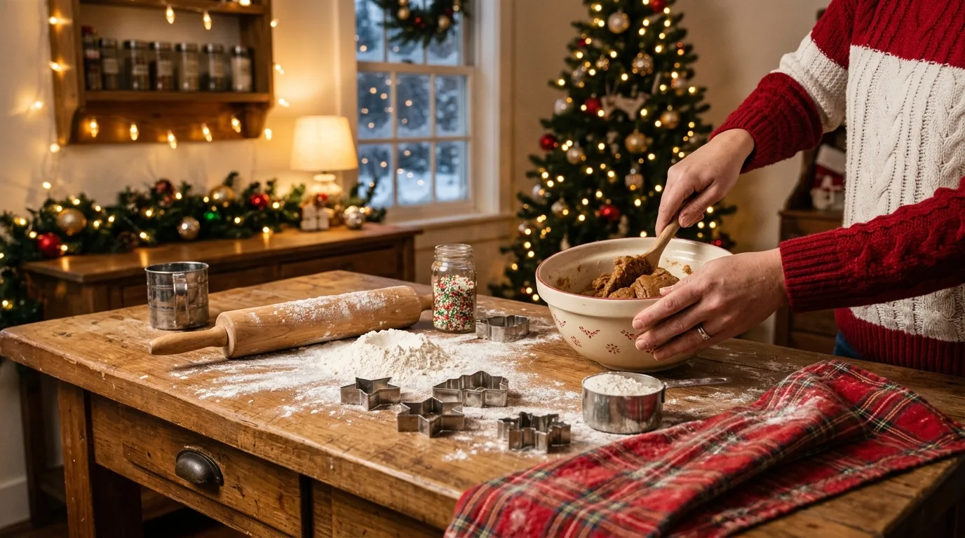 Try a mini tree on the counter or island for 13 Jolly Christmas Kitchen Decor Ideas for Holiday Cooking