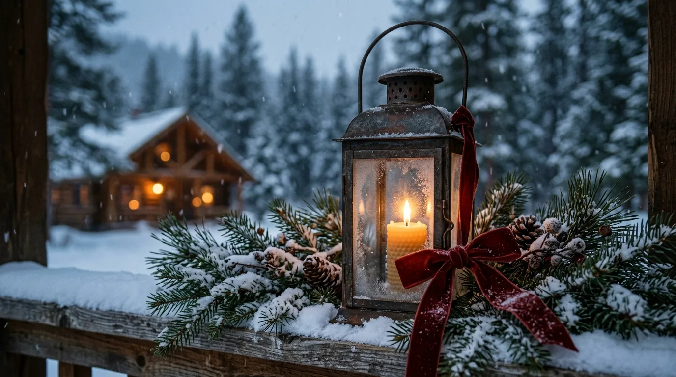 Use lanterns on the mantel for 11 Magical Christmas Lantern Decor Ideas for a Warm Glow