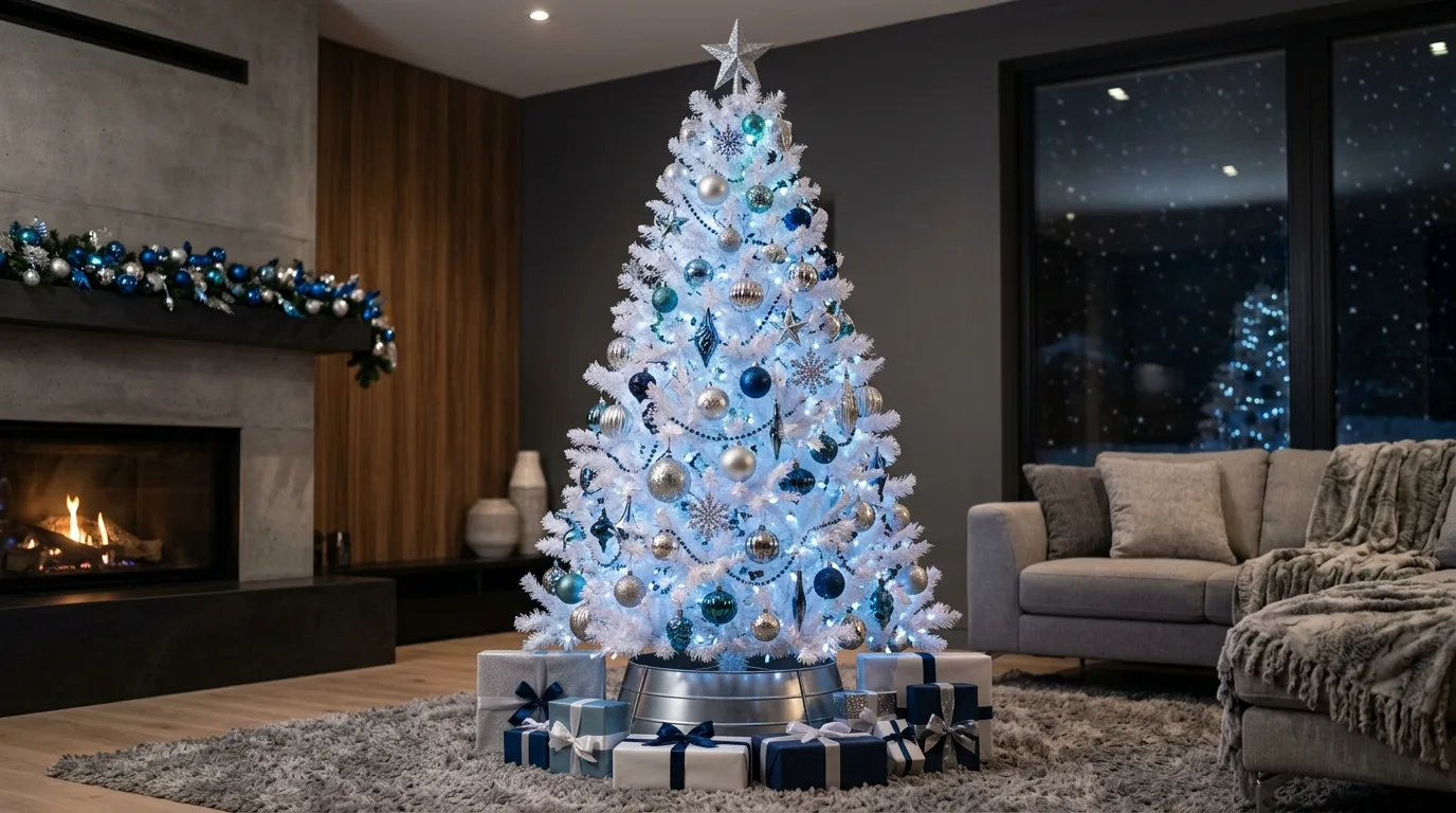 Coordinate the skirt and topper for 13 Gorgeous Christmas Tree Decor Ideas and Themes to Try