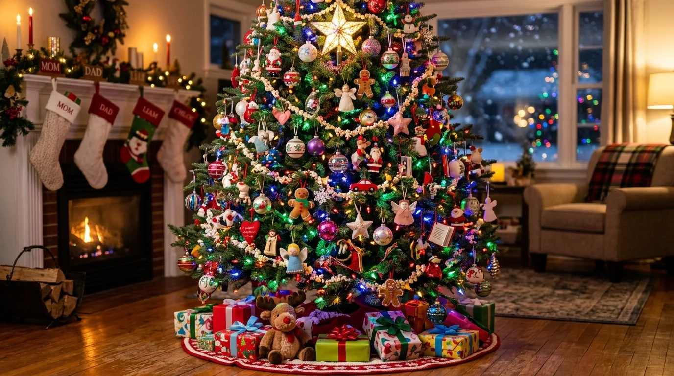 Keep the lights warm and abundant for 13 Gorgeous Christmas Tree Decor Ideas and Themes to Try