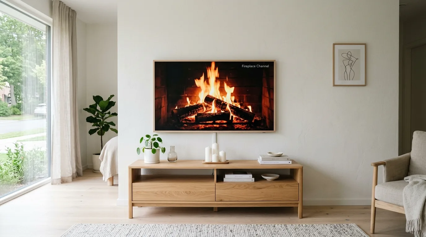 Bring in baskets for texture for 10 Clever Christmas TV Stand Decor Ideas to Frame the Fireplace Channel