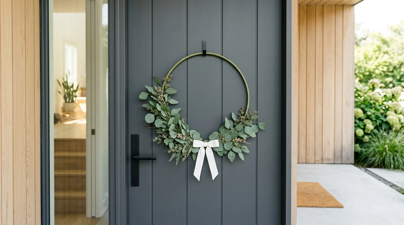 Add dried citrus for a handmade look for 12 Stunning Christmas Wreath Decor Ideas for Your Front Door