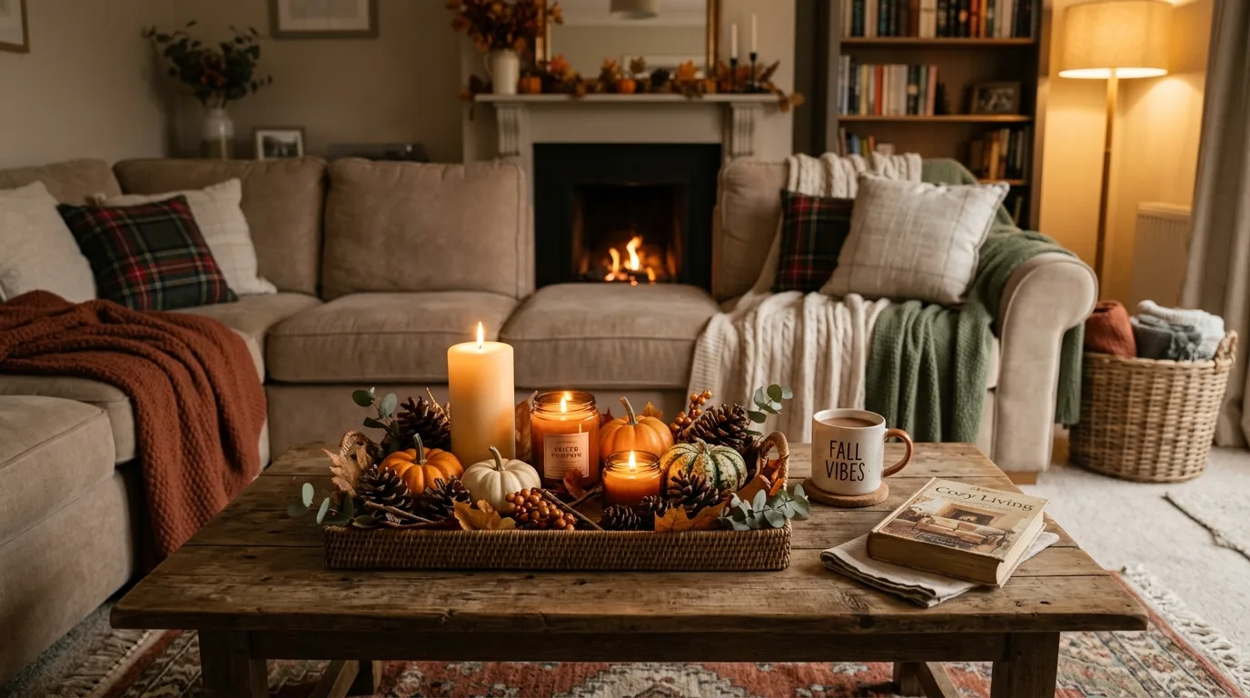Add pumpkins in a few key spots for 11 Classic Thanksgiving Decor Ideas for a Warm Family Gathering