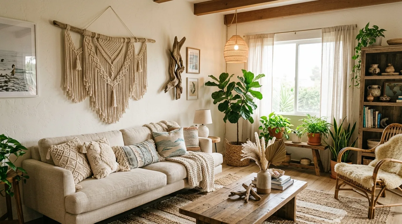 Keep metals soft and understated for 10 Breezy Coastal Farmhouse Decor Ideas for a Relaxed Vibe
