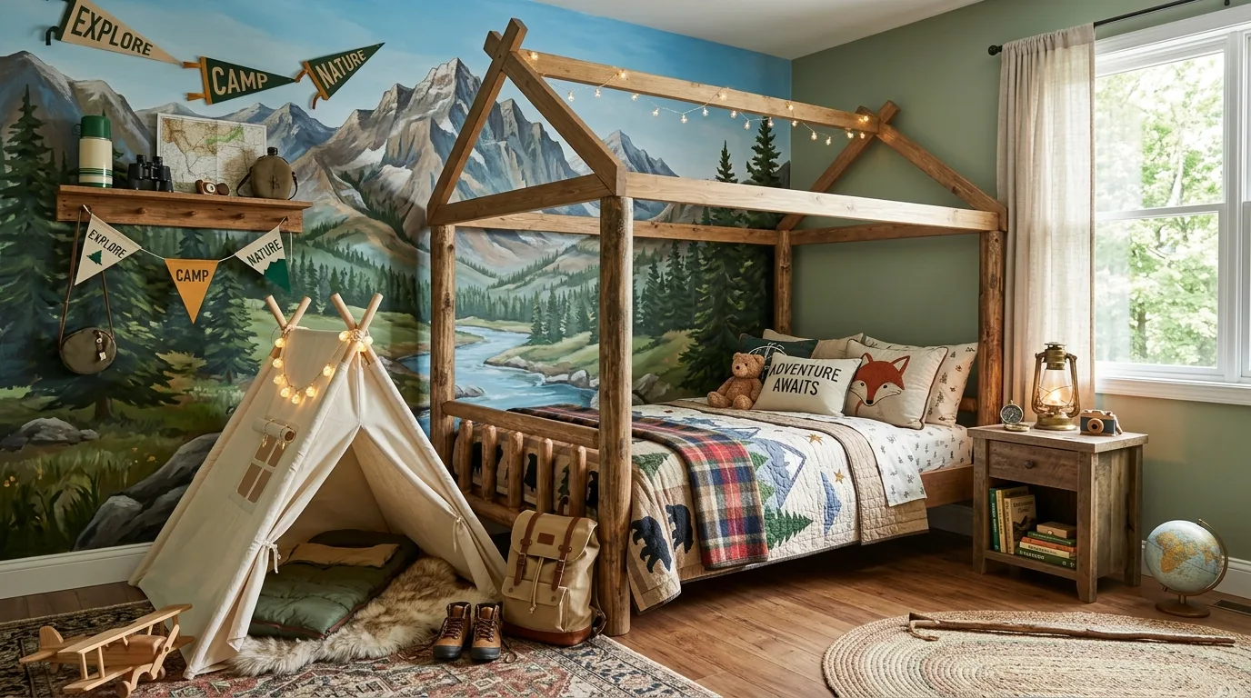 12 Cool Young Boys Bedroom Ideas for an Adventure Themed Room