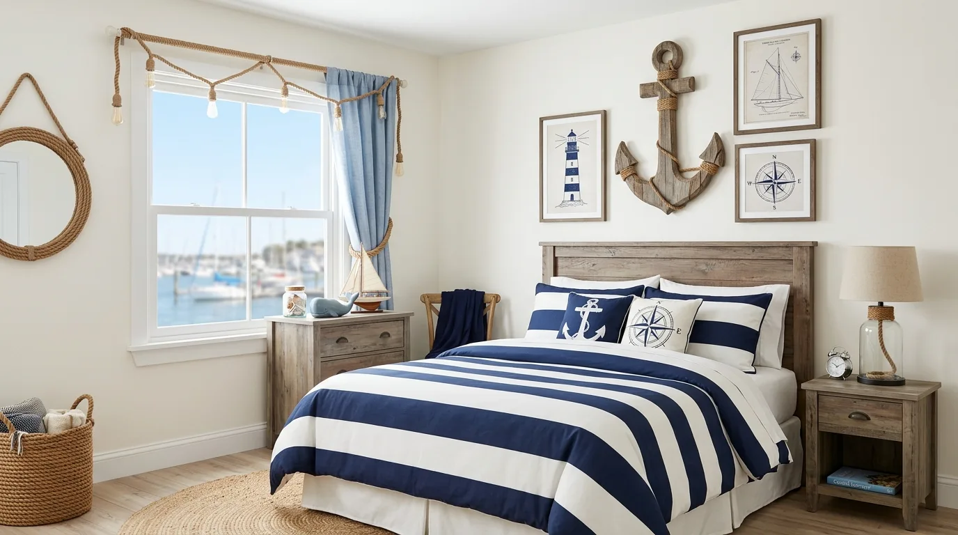 Use camping-inspired details for 12 Cool Young Boys Bedroom Ideas for an Adventure Themed Room