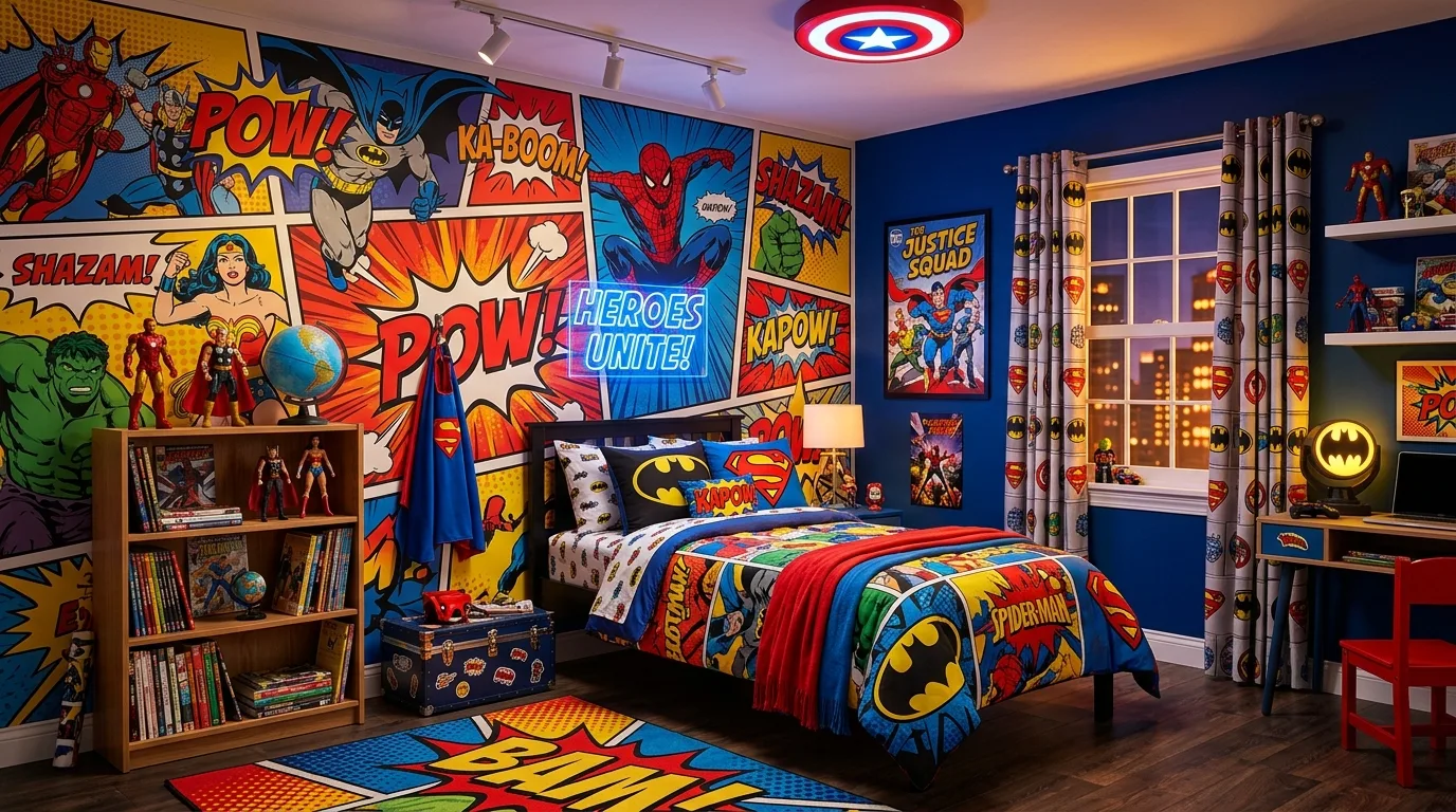 Choose a color palette tied to the theme for 12 Cool Young Boys Bedroom Ideas for an Adventure Themed Room