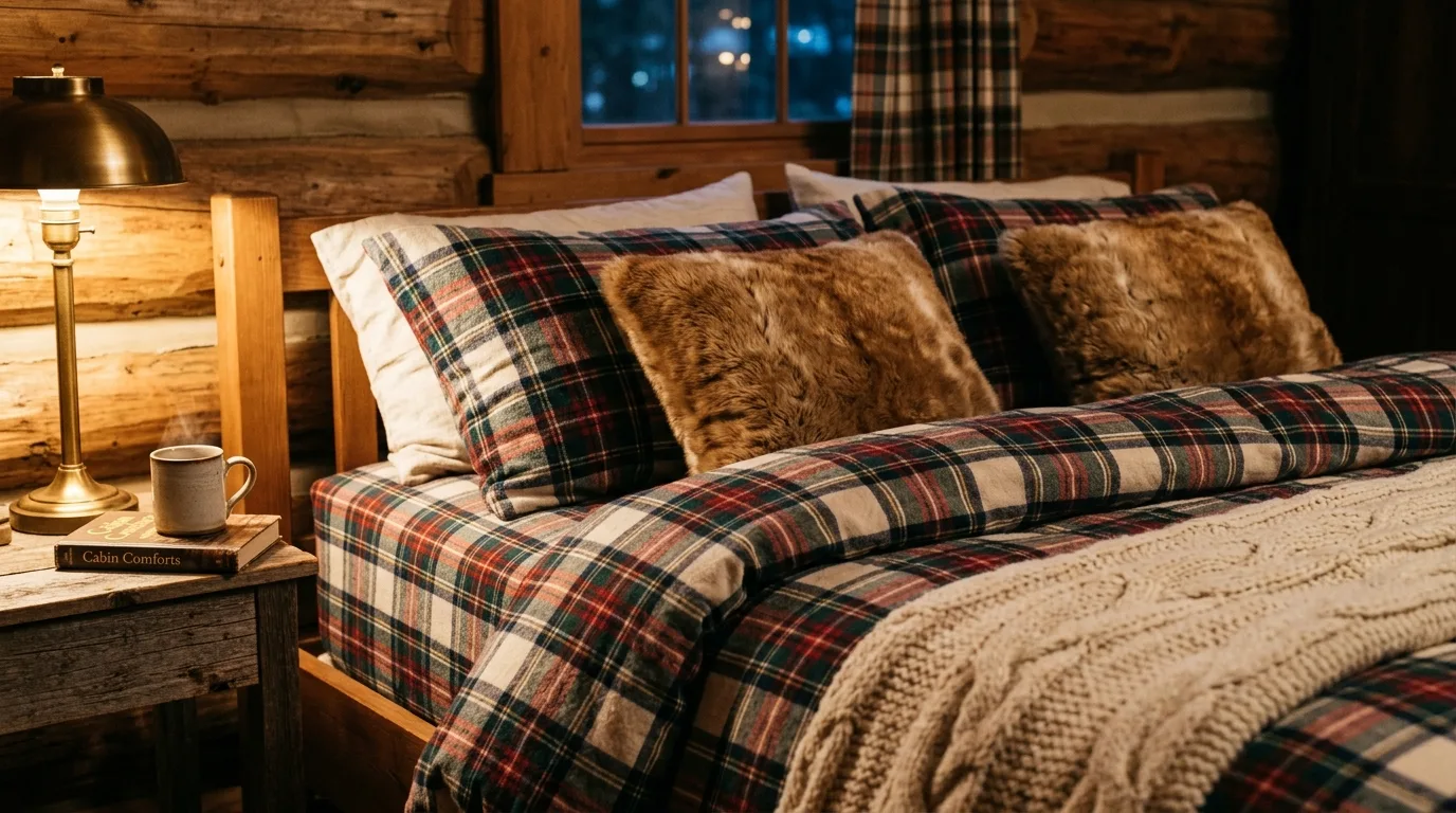 Bring in plaid or flannel for 11 Cozy Fall Bedroom Ideas for a Warm Autumn Retreat