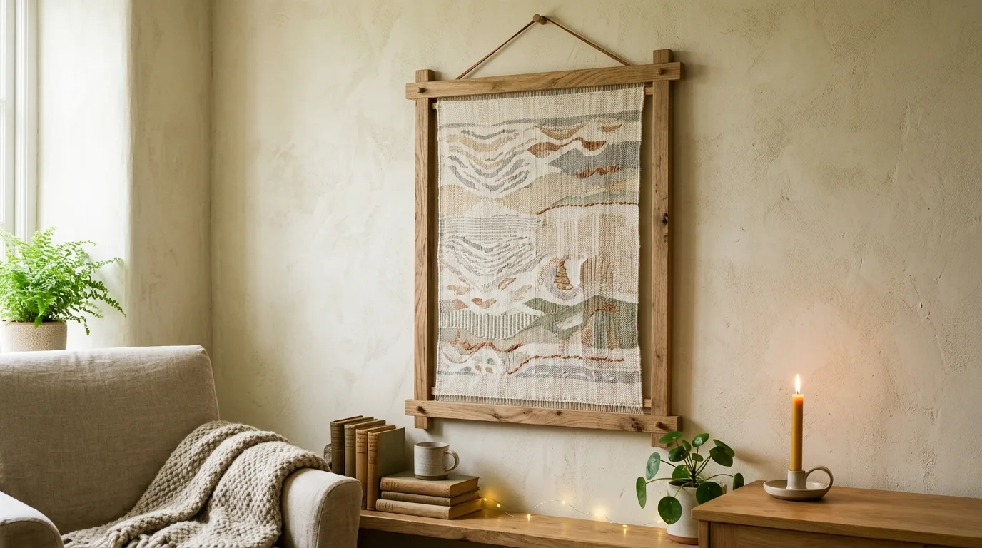 Stretch fabric over a frame for 14 Creative DIY Wall Art Ideas to Decorate on a Dime