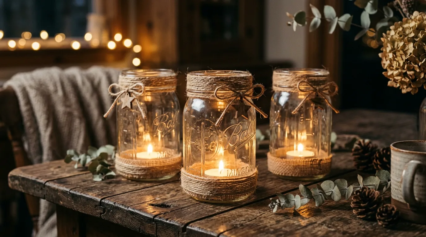 12 Creative Mason Jar Crafts for Easy DIY Home Decor