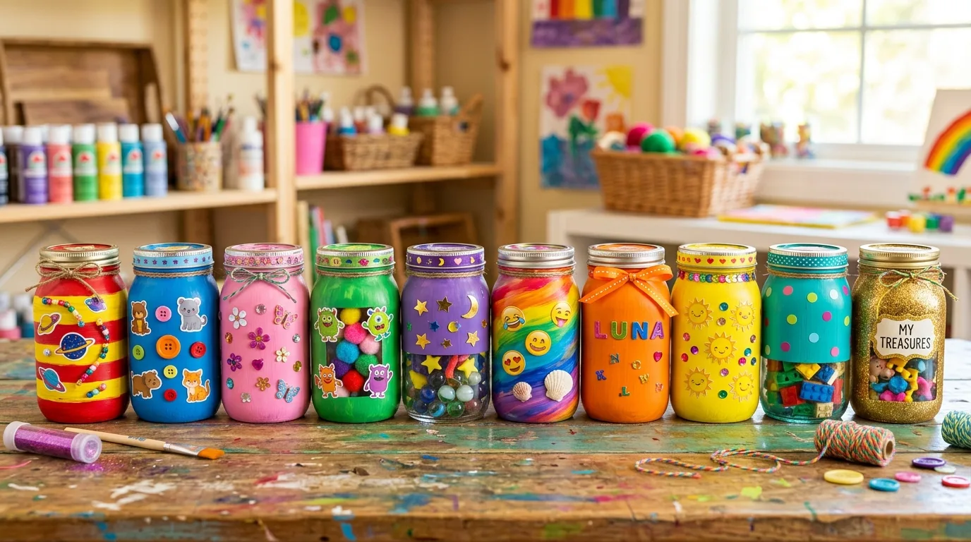 Use them as herb or plant holders for 12 Creative Mason Jar Crafts for Easy DIY Home Decor