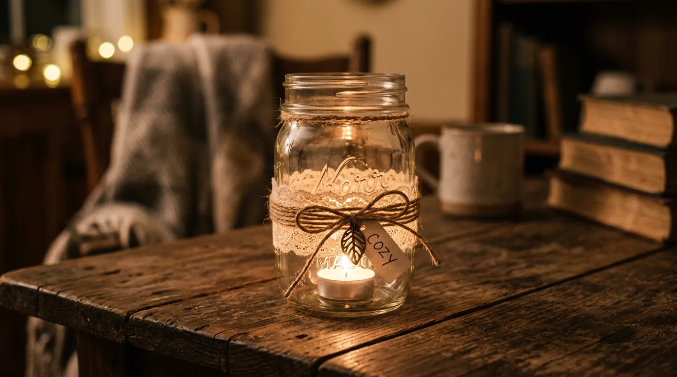 12 Creative Mason Jar Crafts for Rustic Home Accents
