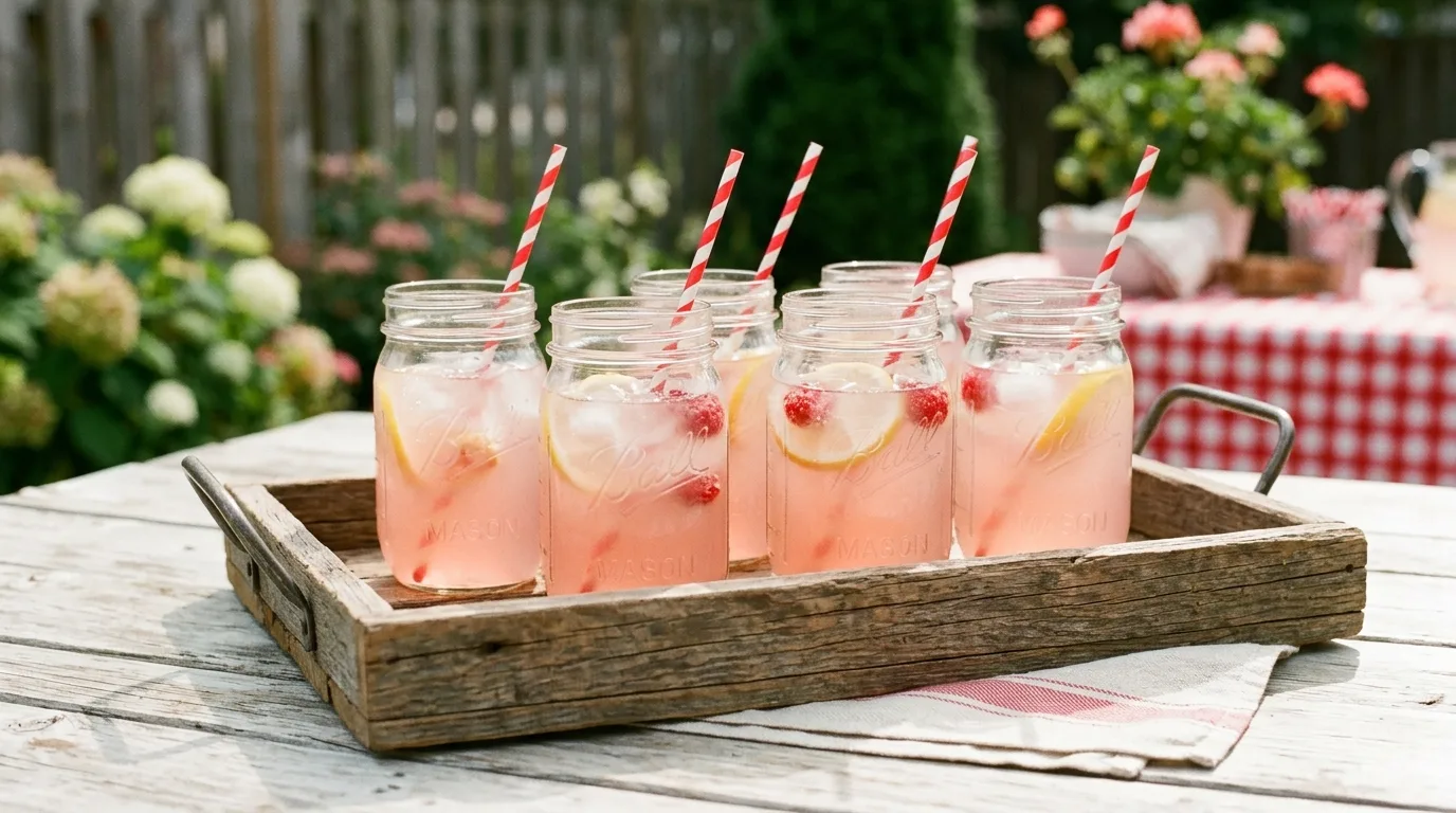 Use them as drinkware for gatherings for 12 Creative Mason Jar Crafts for Rustic Home Accents