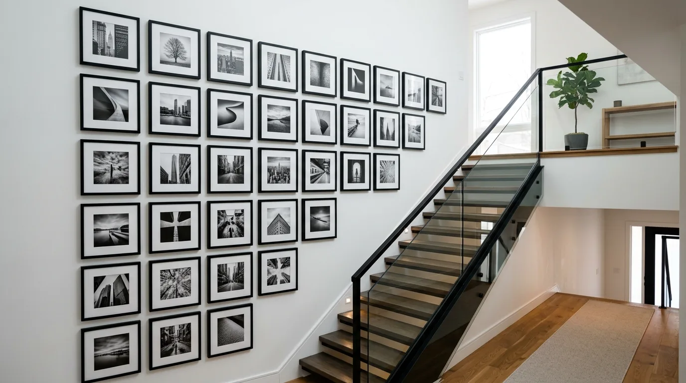 Use a runner to add softness and pattern for 11 Creative Staircase Decorating Ideas for a Stunning Foyer