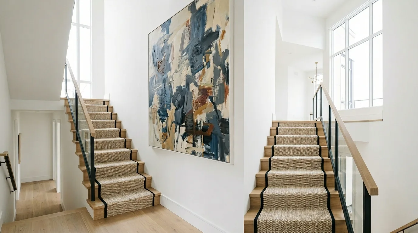 Wrap the banister in greenery seasonally for 11 Creative Staircase Decorating Ideas for a Stunning Foyer