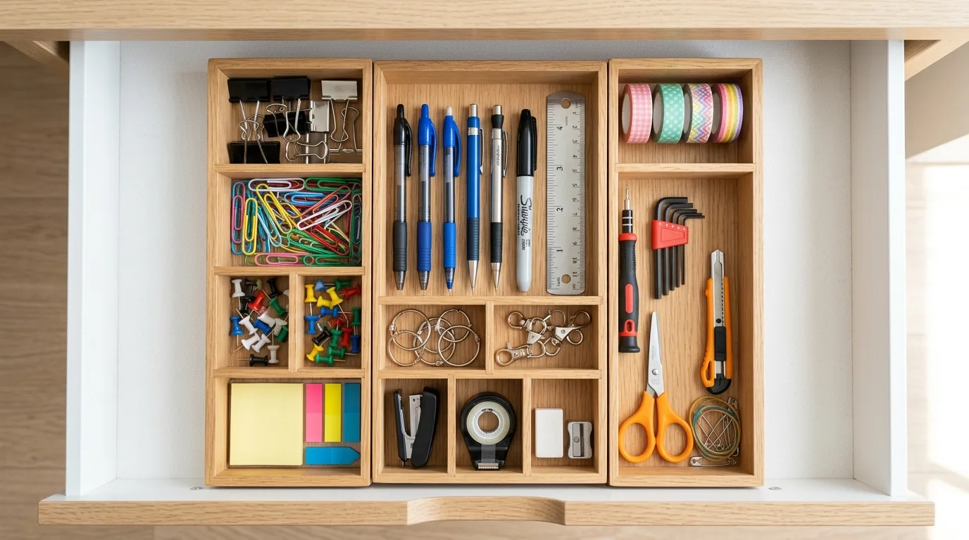 Check the entryway and drop zones for 14 Effective Declutter Your Home Checklist for a Stress-Free Space