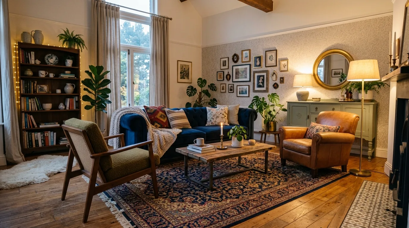 Balance patterns and shapes carefully for 12 Essential Tips on How to Decorate a Living Room from Scratch